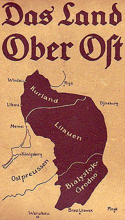 The teritorry of Ober Ost
