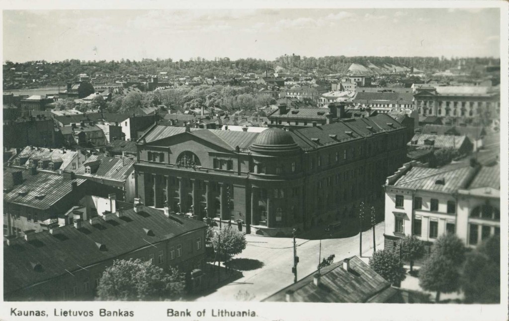 The Buildings of the Bank of Lithuania in Kaunas 1929