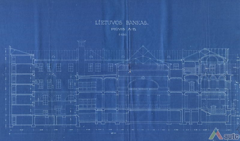 Project of the building of the Bank of Lithuania