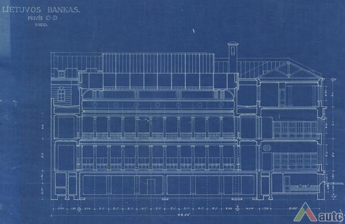 Project of the building of the Bank of Lithuania