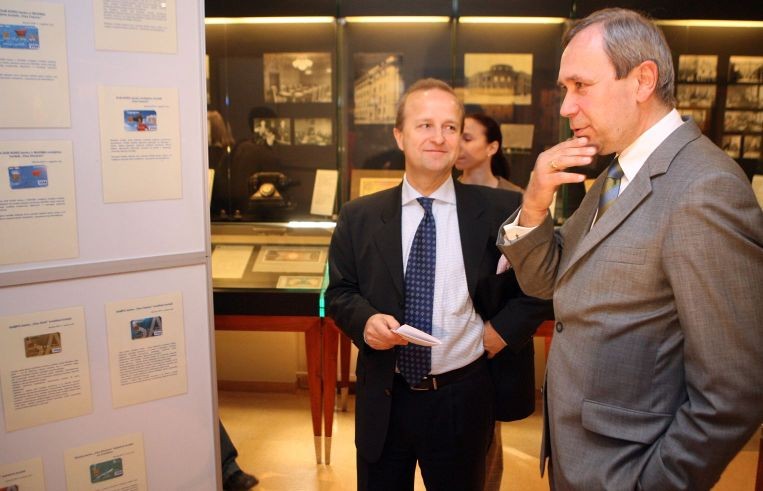 Tuometinis Visa Europe vadovas Šiaures Europos regionui Sven Estwall su LB valdybos nariu habl. dr. Vaidievučiu Geralavičiumi