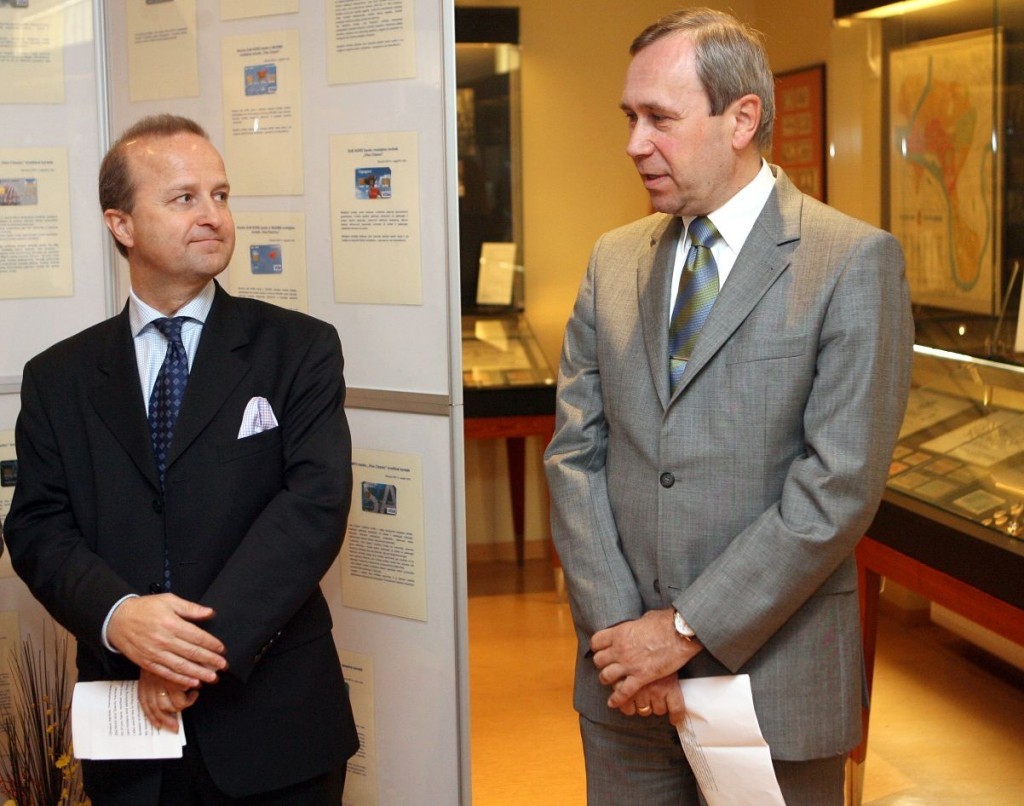 Tuometinis Visa Europe vadovas Siaures Europos regionui Sven Estwall su LB valdybos nariu habl. dr. Vaidievučiu Geralavičiumi