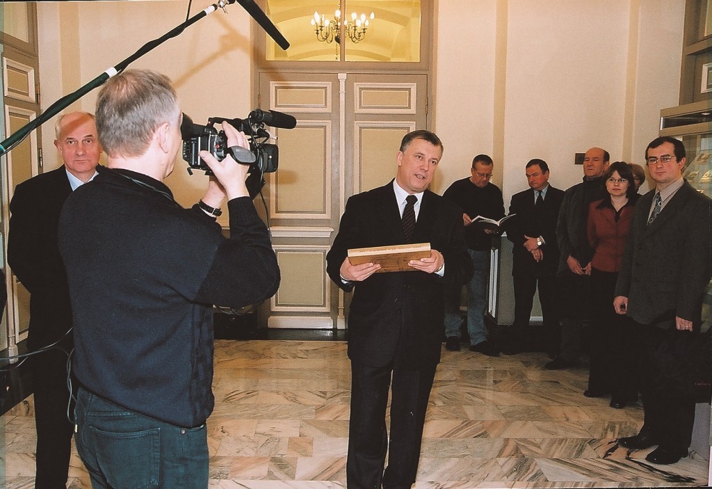 Kalba Pinigų muziejaus vedėjas Vidmantas Laurinavičius