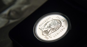Moneta, skirta Algirdo Juliaus Greimo 100-osioms gimimo metinėms