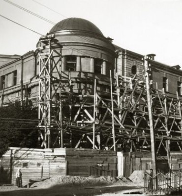 The construction of the building of the Bank of Lithuania (1926)