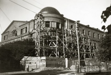 The construction of the building of the Bank of Lithuania (1926)