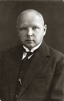 The first Governor of the Bank of Lithuania proffesor Vladas Jurgutis (1885-1966)