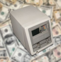 The first ATM in Lithuania