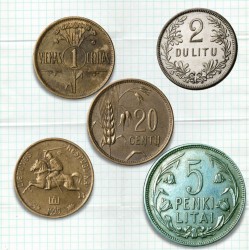 Lithuanian coins issued in 1925