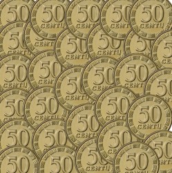 Monument to the first Governor of the Bank of Lithuania will be cast from 50 litas cent denomination coins