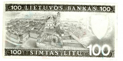 Lito trisdešimtmetis. 1991 m. litų banknotų dizainas