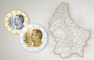 Naujos Liuksemburgo eurų monetos