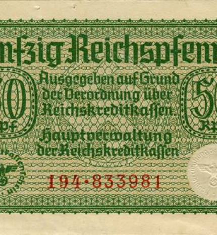 50 reichsfeningų (aversas)