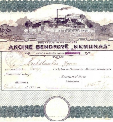 Vertybinių popierių pradžia