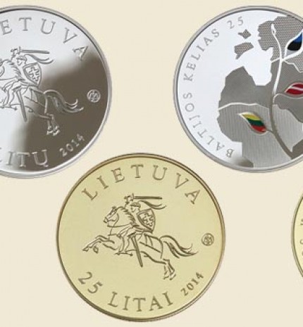 Coins to the 25th anniversary of the Baltic Way