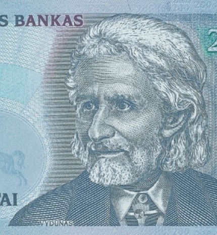Asmenybės lietuviškuose piniguose. Vydūnas