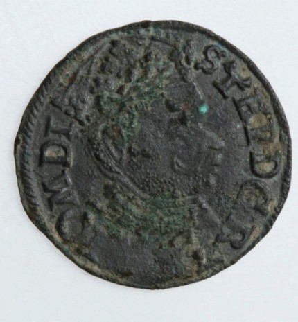 Counterfeited coin. Three groats. Stephen Báthory (1576-1586), 1583 m. GDL, obverse.