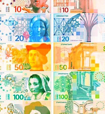 Kokie galėjo būti eurai? Banknotai