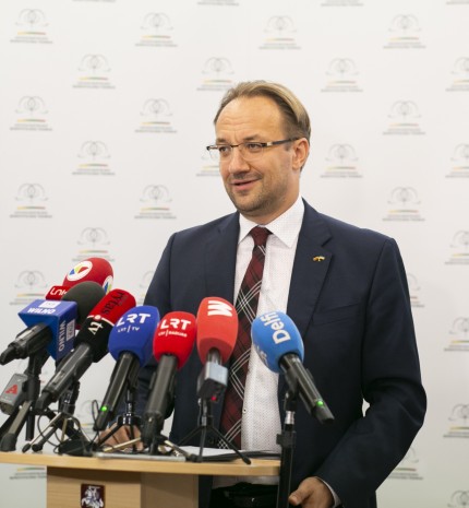 Lietuvos banko valdybos pirmininkas Gediminas Šimkus