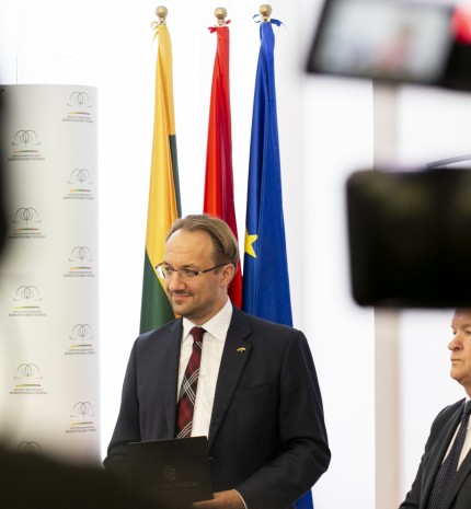 Lietuvos banko valdybos pirmininkas Gediminas Šimkus