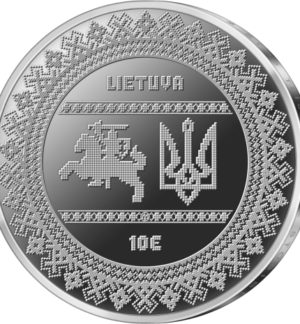 Lietuvos bankas išleidžia monetą, skirtą Ukrainai pagerbti ir jai padėti