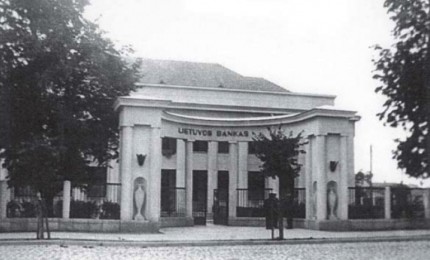 Lietuvos banko skyriaus fasadas. 1936 m.