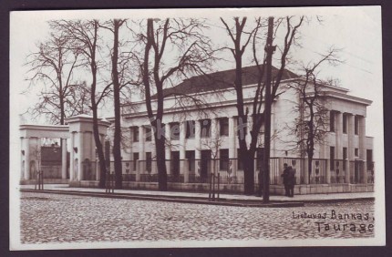 Lietuvos banko skyriaus fasadas. 1936 m.
