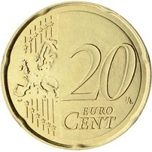 2007 m. 20 euro centų variantas su vieninga Europa