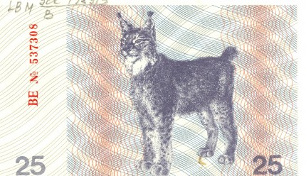 1991 m. 25 talonai. Reversas