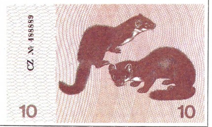 1991 m. 10 talonų. Reversas