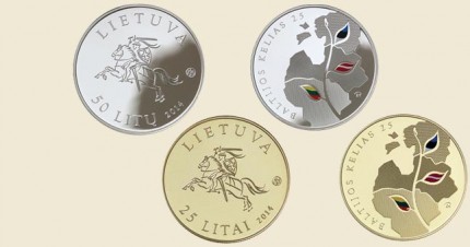 Coins to the 25th anniversary of the Baltic Way