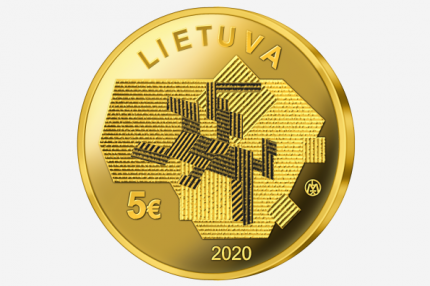 €5 gold collector coin dedicated to Agricultural Sciences. Obverse.