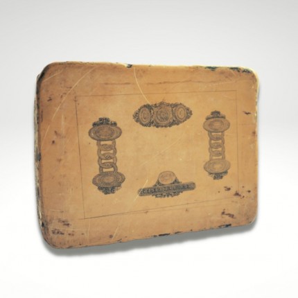 Akmui, skirtas 3 rublių 1855 m. laidos banknotams spausdinti (LBPM GEK 14914)