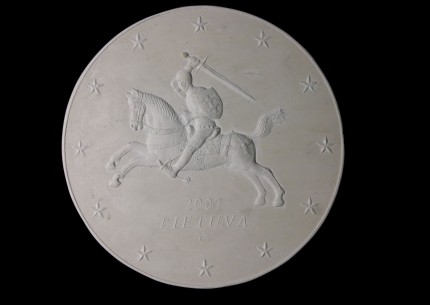 Eurų monetų nacionalinės pusės konkursinis modelis, 2004 m. V vieta, dailininkas Petras Repšys