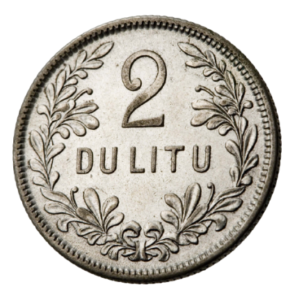 Reverse of 2 litas coin issued 1925