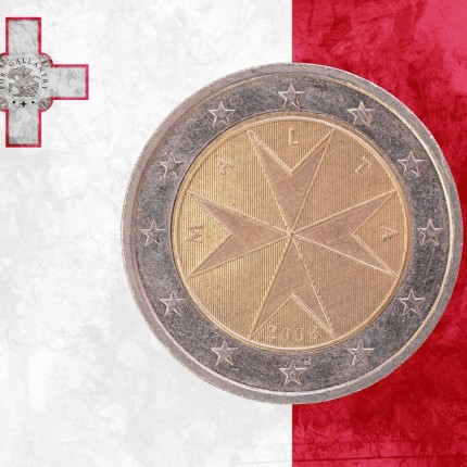 Kas vaizduojama ant eurų monetų?  Malta