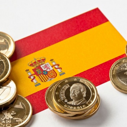 Kas vaizduojama ant eurų monetų?  Ispanija
