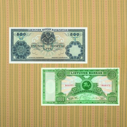 Tarpukario litų banknotai. 1924 m.