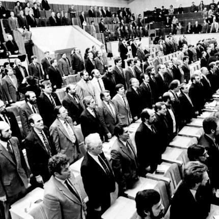 The Act of March 11 signatories, who worked in the Bank of Lithuania