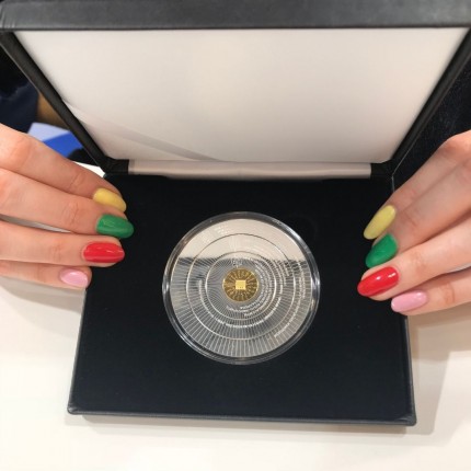 Four coins dedicated to creators of the Republic of Lithuania presented at the House of Signatories