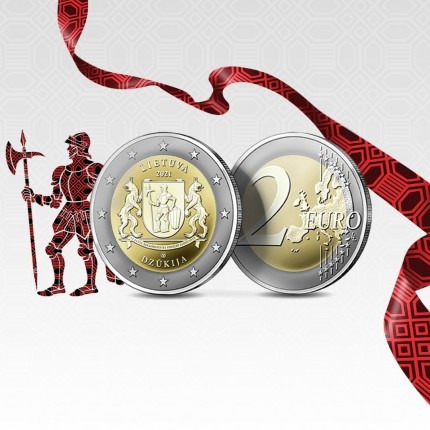 The €2 commemorative coin dedicated to Dzūkija will be issued on 9 September 2021
