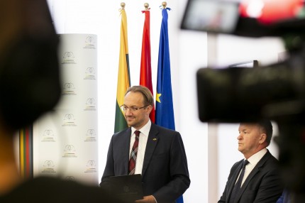 Lietuvos banko valdybos pirmininkas Gediminas Šimkus