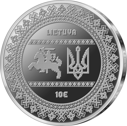 Lietuvos bankas išleidžia monetą, skirtą Ukrainai pagerbti ir jai padėti