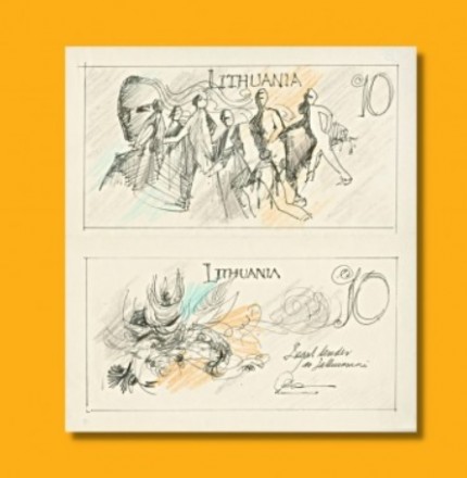 From the treasure trove of the Money Museum. Unique sketches