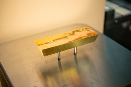 Gold bar at the Money Museum