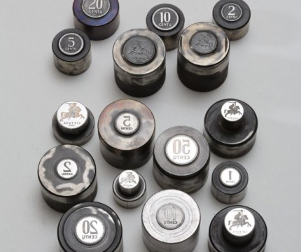 30th anniversary of the litas. Production of litas coins